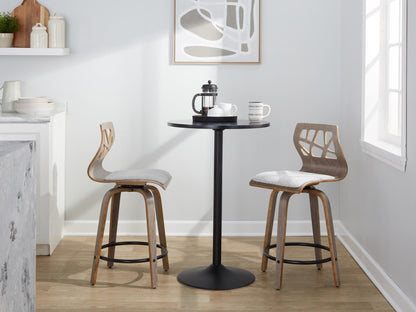 Majestic Office Furniture 24" Fixed-Height Barstool - Set of 2