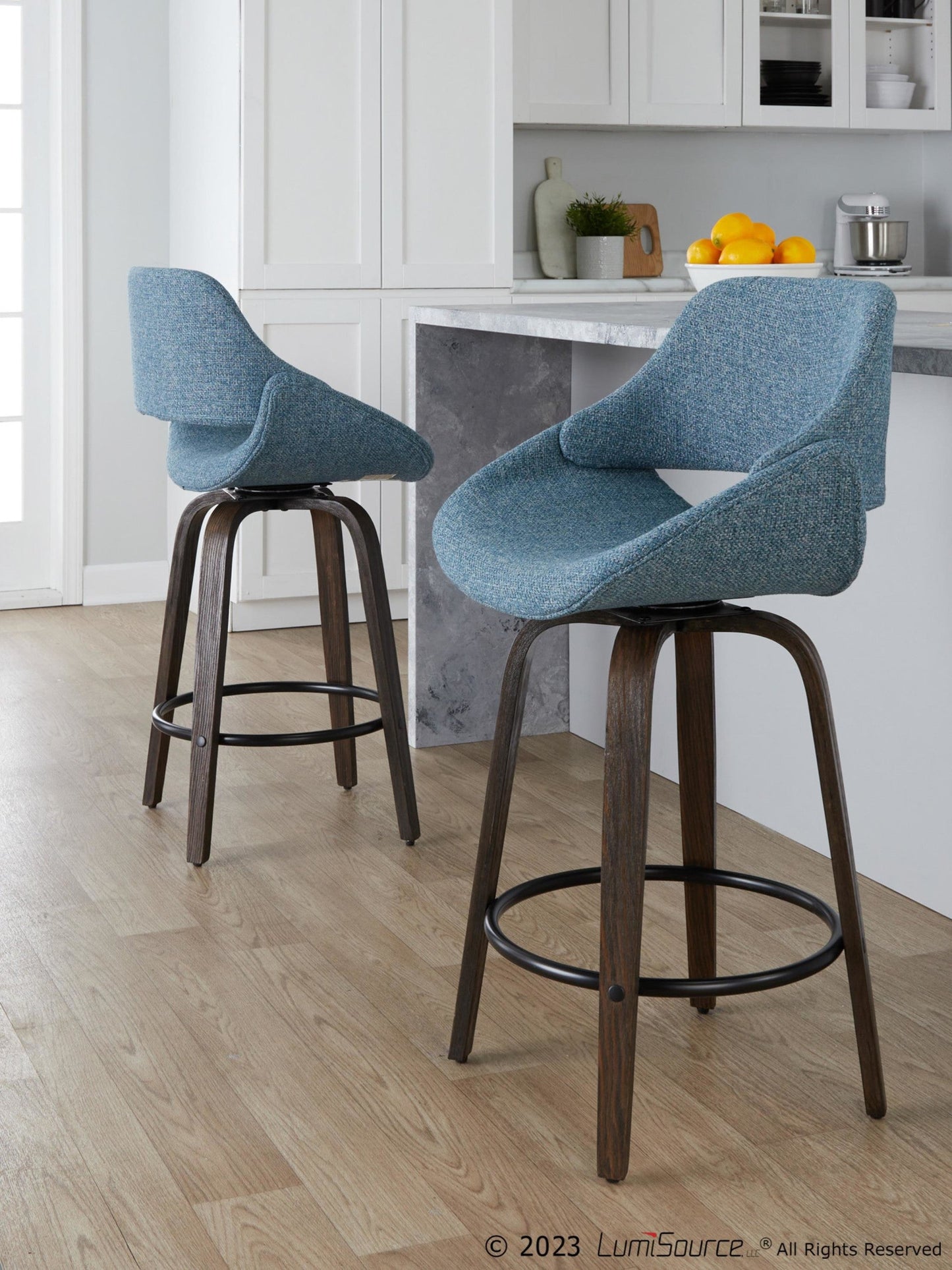 Majestic Office Furniture 26" Fixed-Height Counter Stool - Set of 2