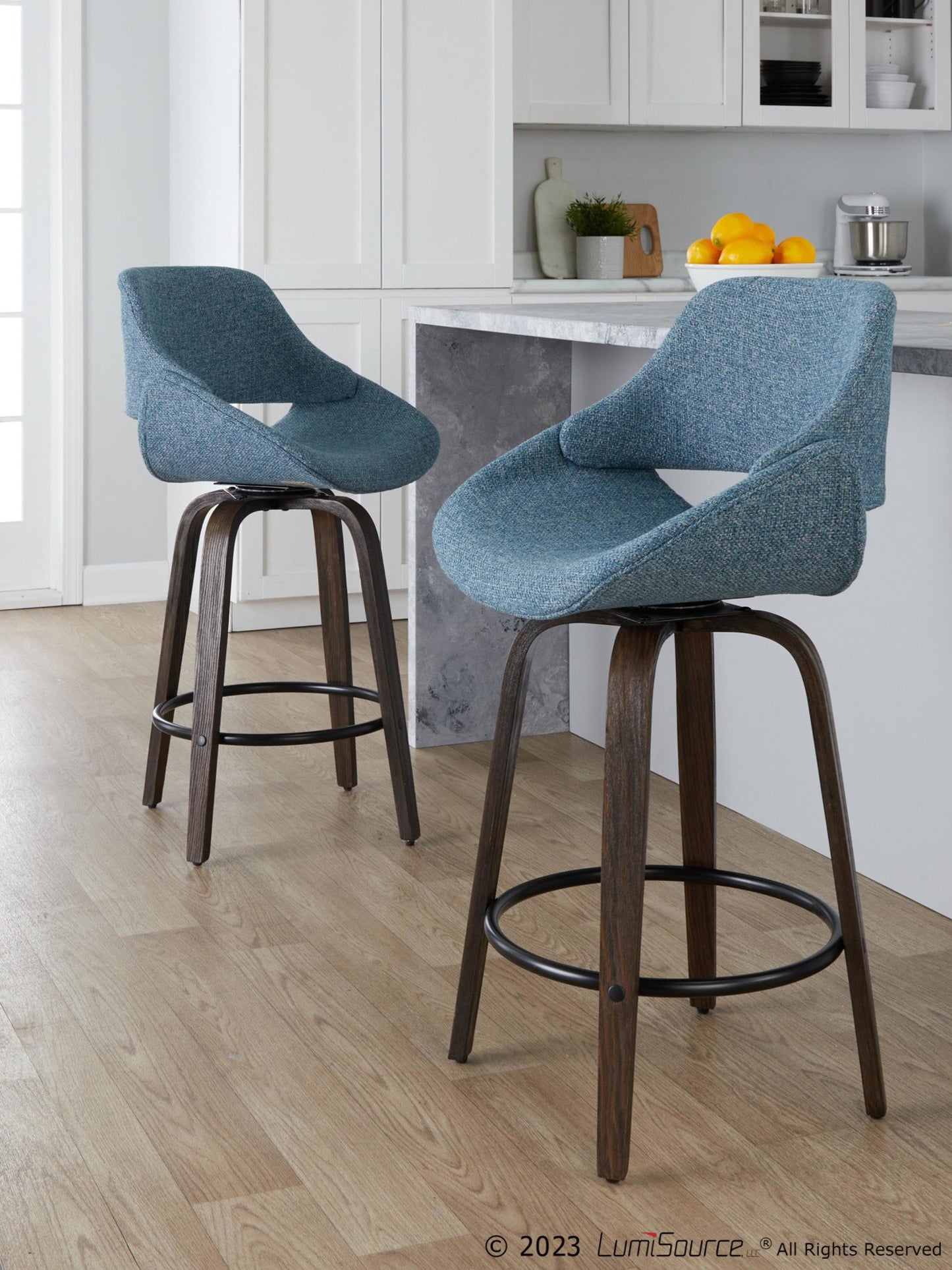 Majestic Office Furniture 26" Fixed-Height Counter Stool - Set of 2