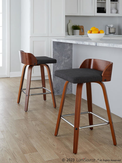 Majestic Office Furniture 26" Fixed-Height Counter Stool - Set of 2