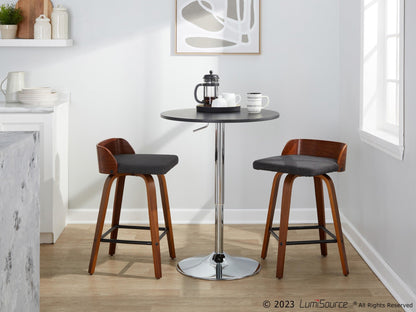 Majestic Office Furniture 24" Fixed-Height Counter Stool - Set of 2
