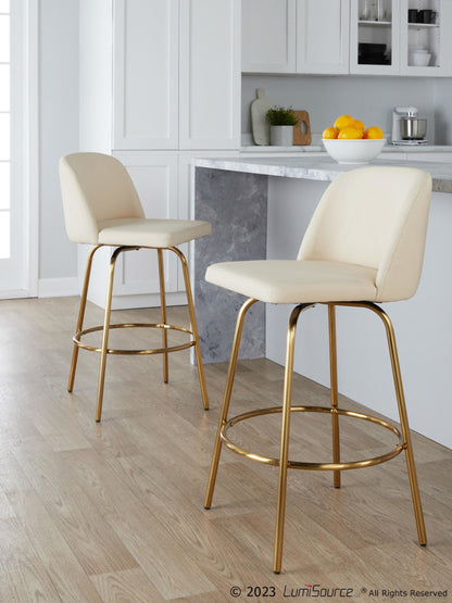 Majestic Office Furniture 26" Fixed-Height Counter Stool - Set of 2