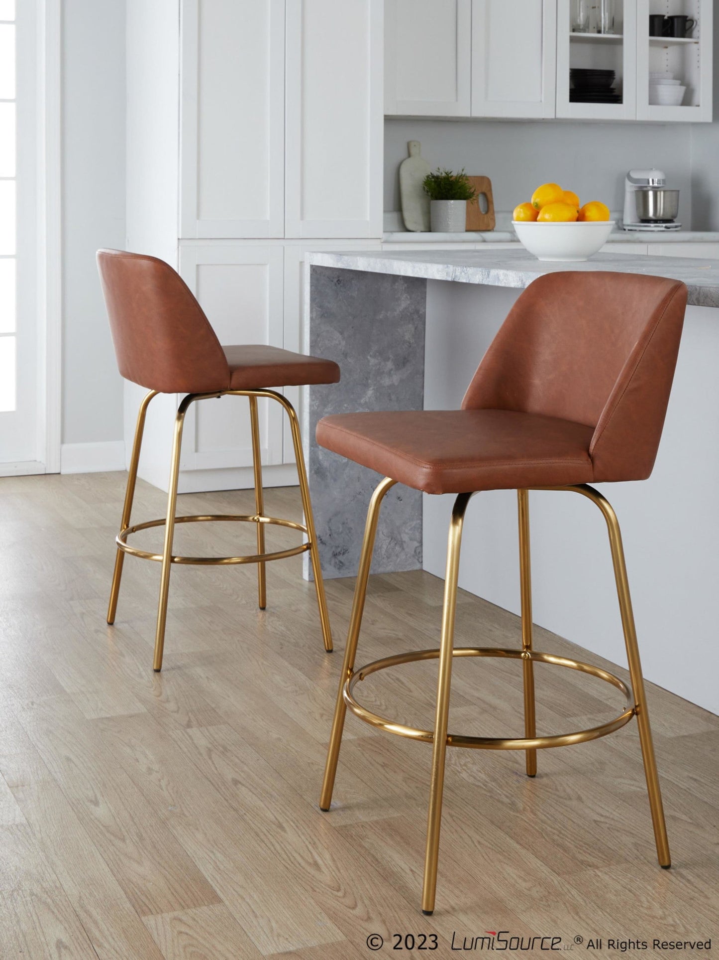 Majestic Office Furniture 26" Fixed-Height Counter Stool - Set of 2