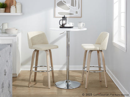 Majestic Office Furniture 30" Fixed-Height Barstool - Set of 2