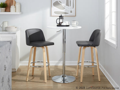 Majestic Office Furniture 30" Fixed-Height Barstool - Set of 2