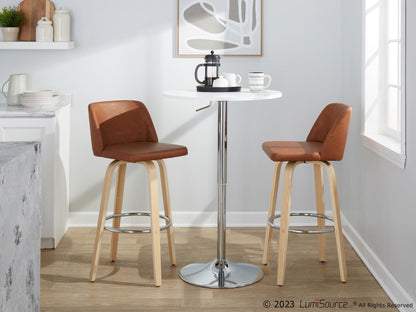 Majestic Office Furniture 30" Fixed-Height Barstool - Set of 2