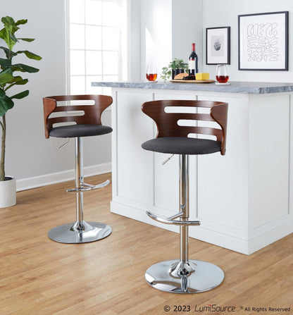 Majestic Office Furniture Adjustable Barstool - Set of 2