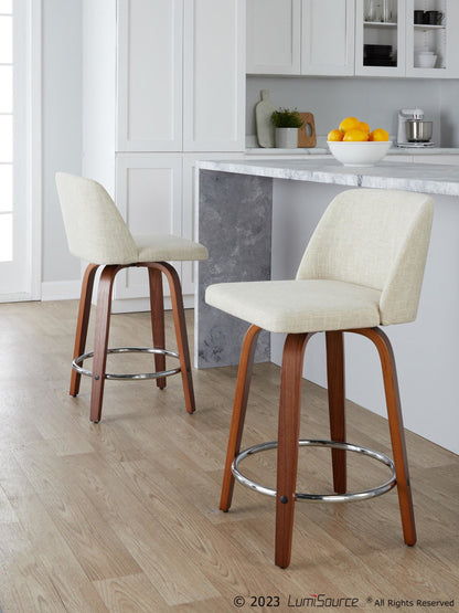 Majestic Office Furniture 24" Fixed-Height Counter Stool - Set of 2
