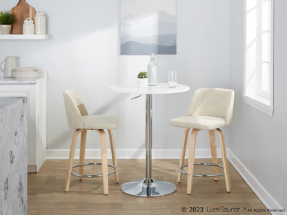 Majestic Office Furniture 24" Fixed-Height Counter Stool - Set of 2