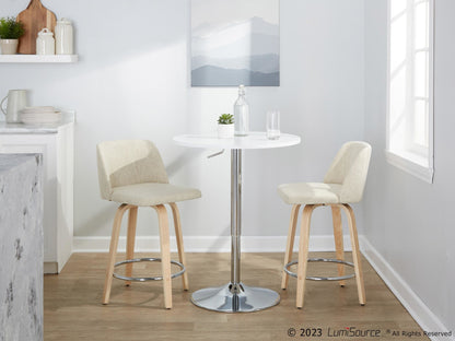 Majestic Office Furniture 24" Fixed-Height Counter Stool - Set of 2