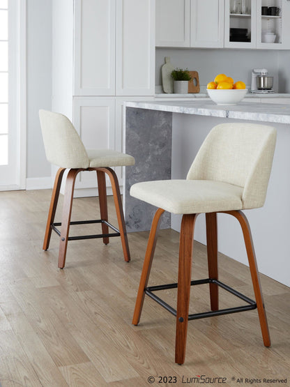 Majestic Office Furniture 24" Fixed-Height Counter Stool - Set of 2