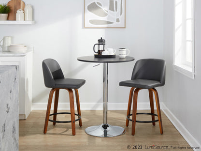 Majestic Office Furniture 24" Fixed-Height Counter Stool - Set of 2