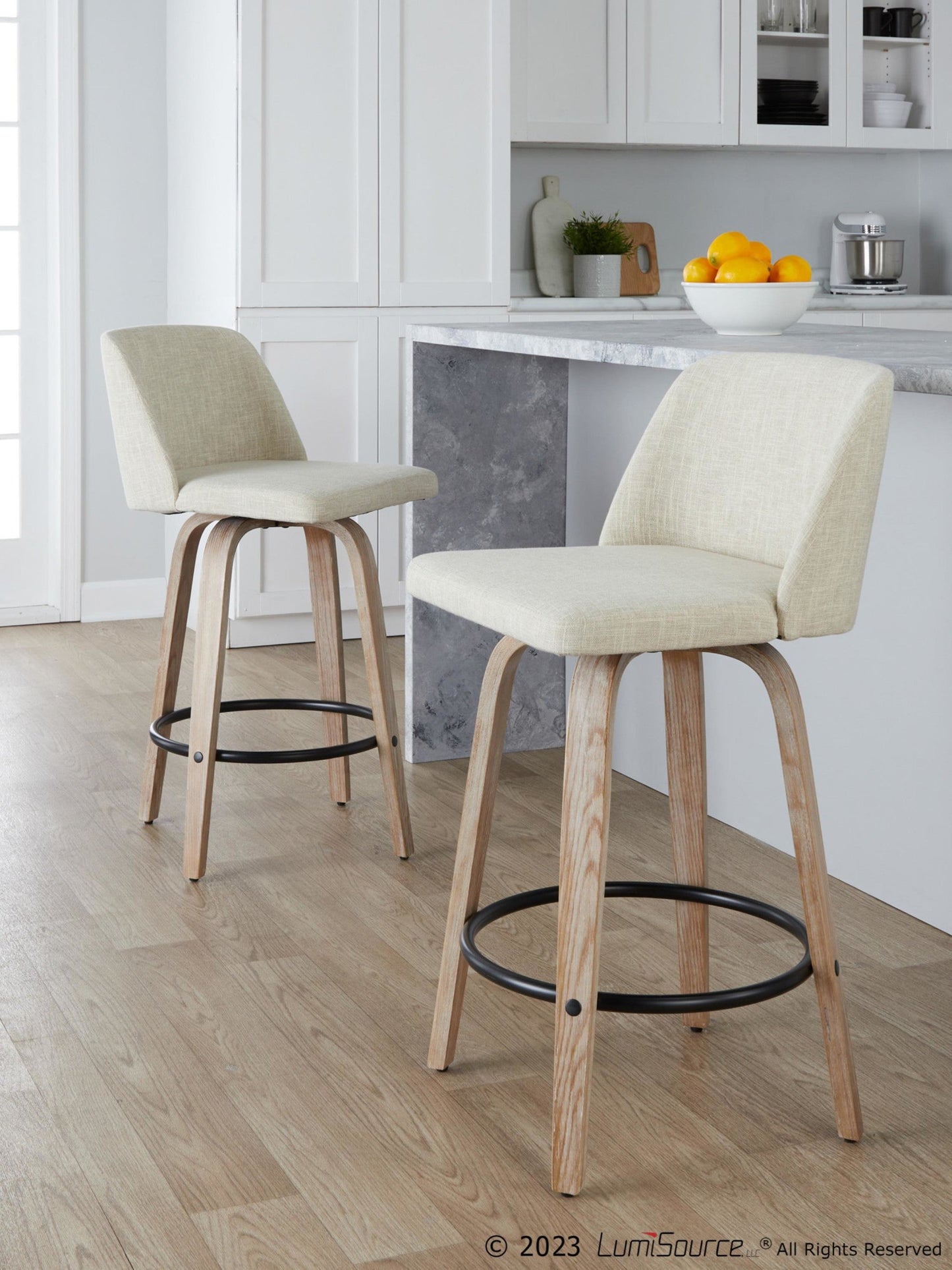 Majestic Office Furniture 26" Fixed-Height Counter Stool - Set of 2