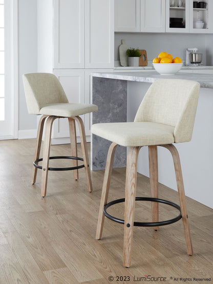 Majestic Office Furniture 26" Fixed-Height Counter Stool - Set of 2
