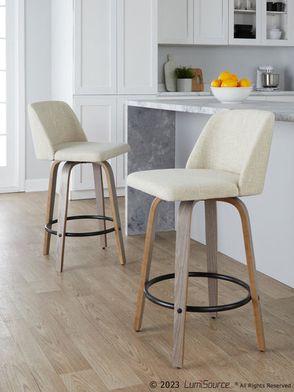 Majestic Office Furniture 26" Fixed-Height Counter Stool - Set of 2
