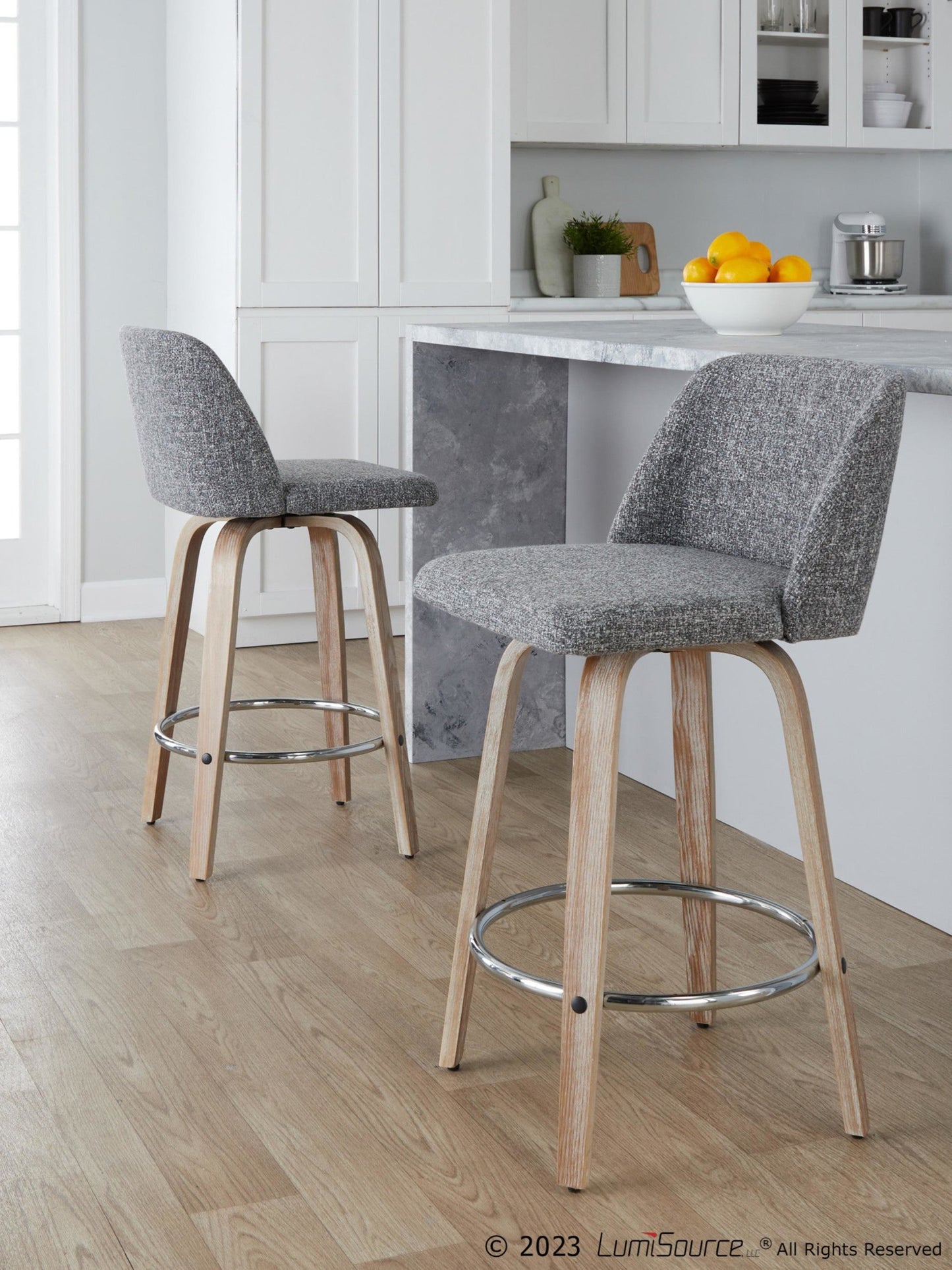 Majestic Office Furniture 26" Fixed-Height Counter Stool - Set of 2