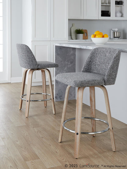 Majestic Office Furniture 26" Fixed-Height Counter Stool - Set of 2