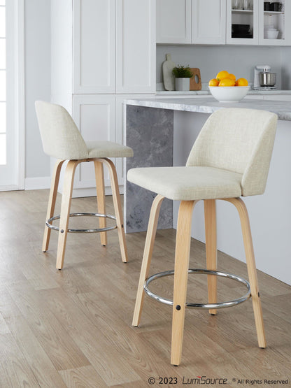 Majestic Office Furniture 26" Fixed-Height Counter Stool - Set of 2