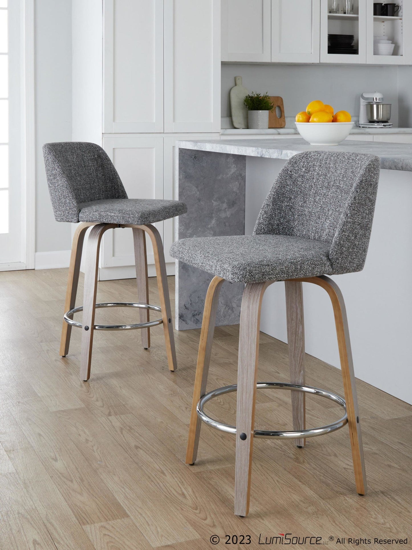 Majestic Office Furniture 26" Fixed-Height Counter Stool - Set of 2