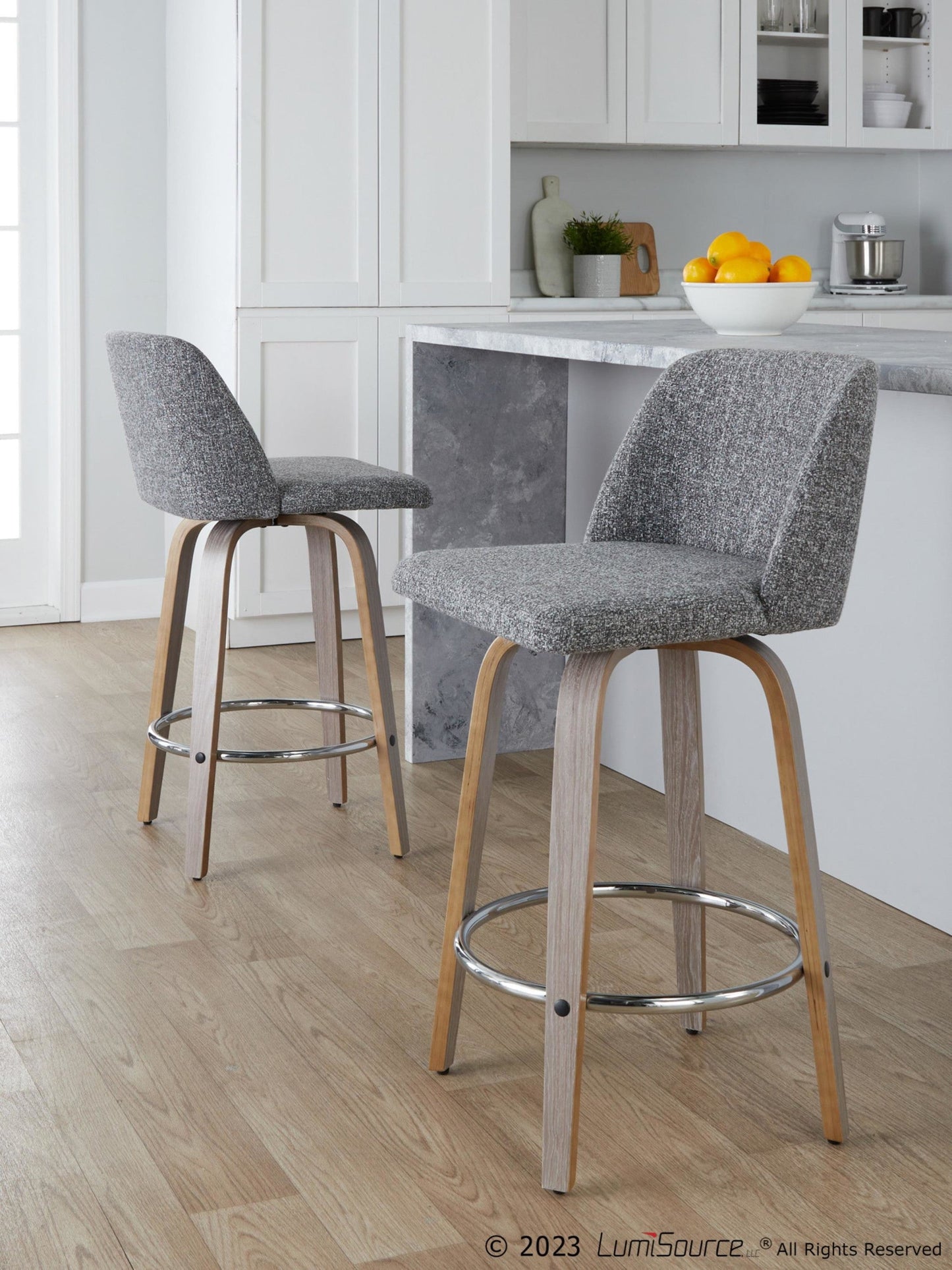 Majestic Office Furniture 26" Fixed-Height Counter Stool - Set of 2
