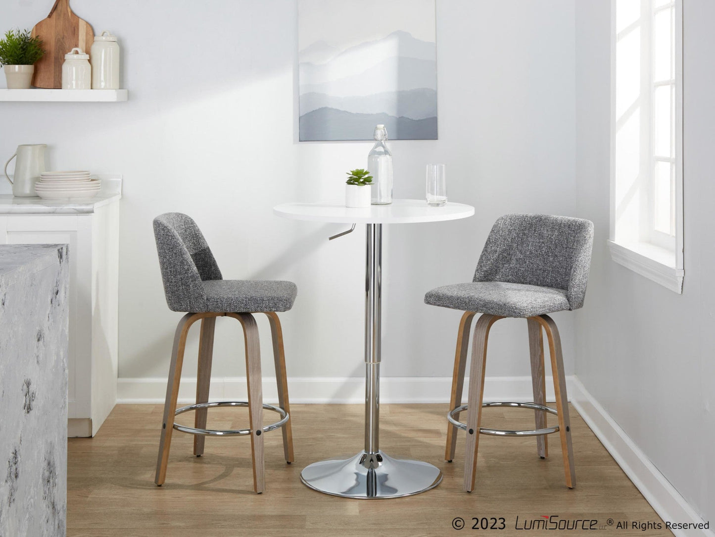 Majestic Office Furniture 26" Fixed-Height Counter Stool - Set of 2