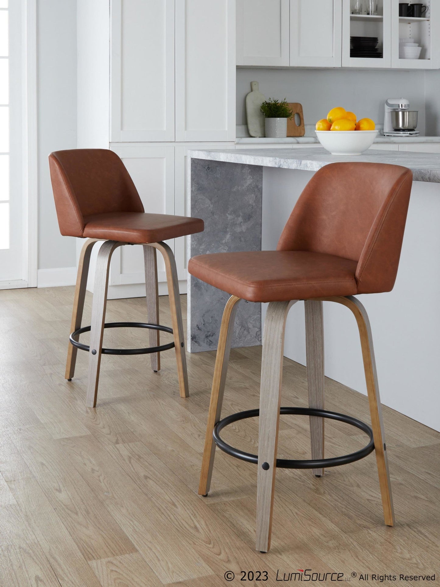 Majestic Office Furniture 26" Fixed-Height Counter Stool - Set of 2