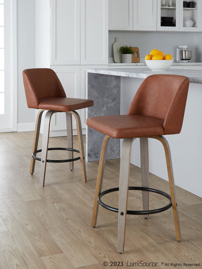 Majestic Office Furniture 26" Fixed-Height Counter Stool - Set of 2