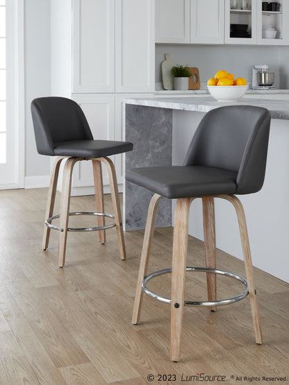 Majestic Office Furniture 26" Fixed-Height Counter Stool - Set of 2