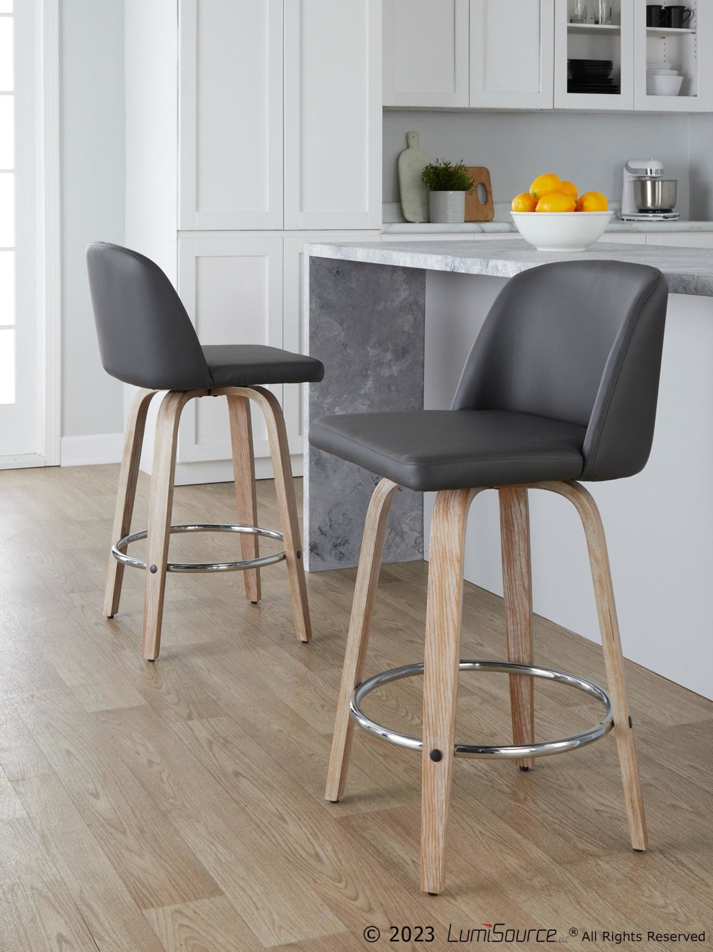 Majestic Office Furniture 26" Fixed-Height Counter Stool - Set of 2
