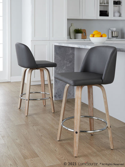 Majestic Office Furniture 26" Fixed-Height Counter Stool - Set of 2