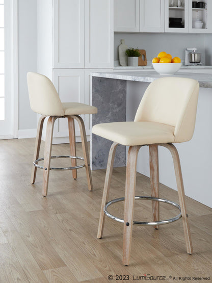 Majestic Office Furniture 26" Fixed-Height Counter Stool - Set of 2