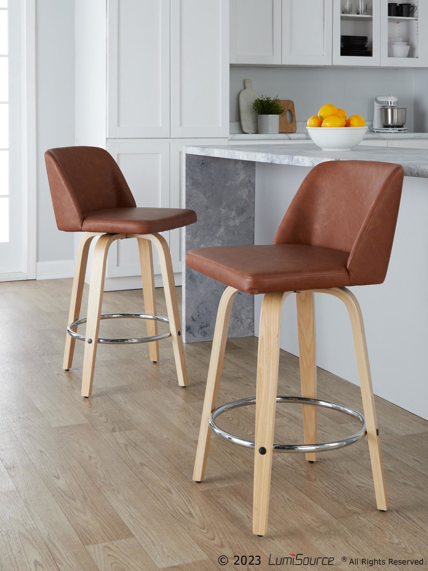 Majestic Office Furniture 26" Fixed-Height Counter Stool - Set of 2