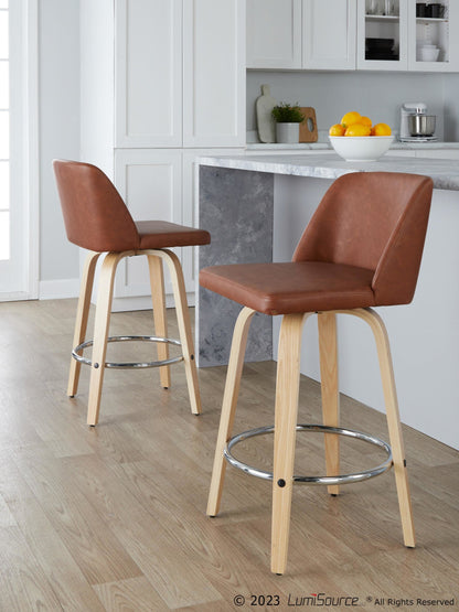 Majestic Office Furniture 26" Fixed-Height Counter Stool - Set of 2