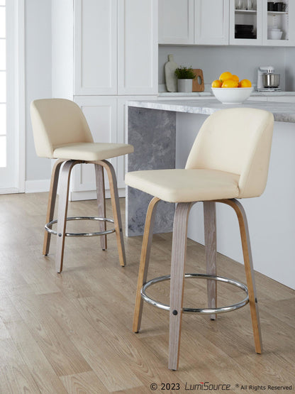 Majestic Office Furniture 26" Fixed-Height Counter Stool - Set of 2