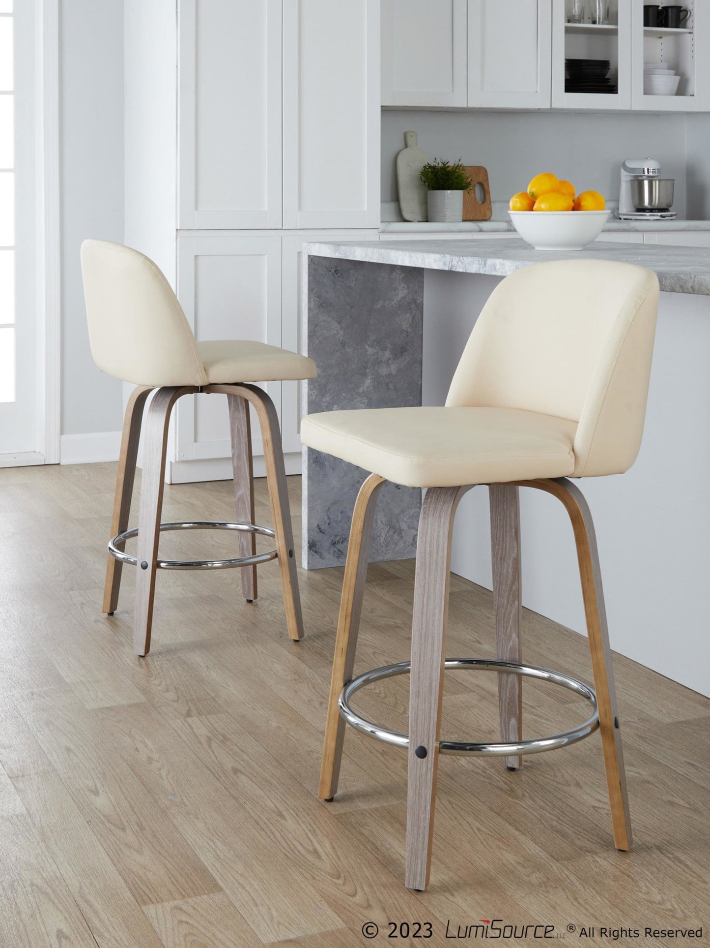Majestic Office Furniture 26" Fixed-Height Counter Stool - Set of 2