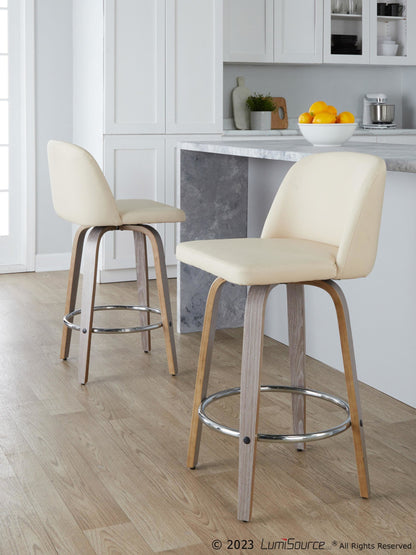 Majestic Office Furniture 26" Fixed-Height Counter Stool - Set of 2