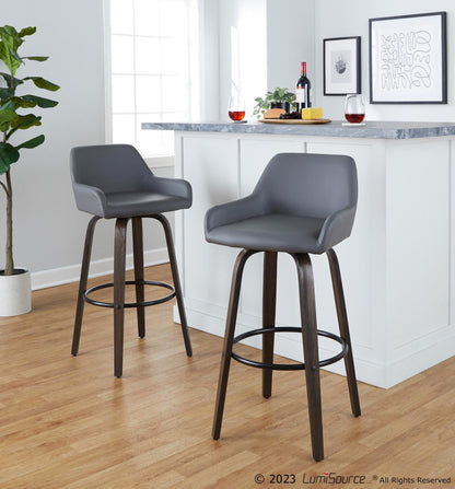 Majestic Office Furniture 30" Fixed-Height Barstool - Set of 2