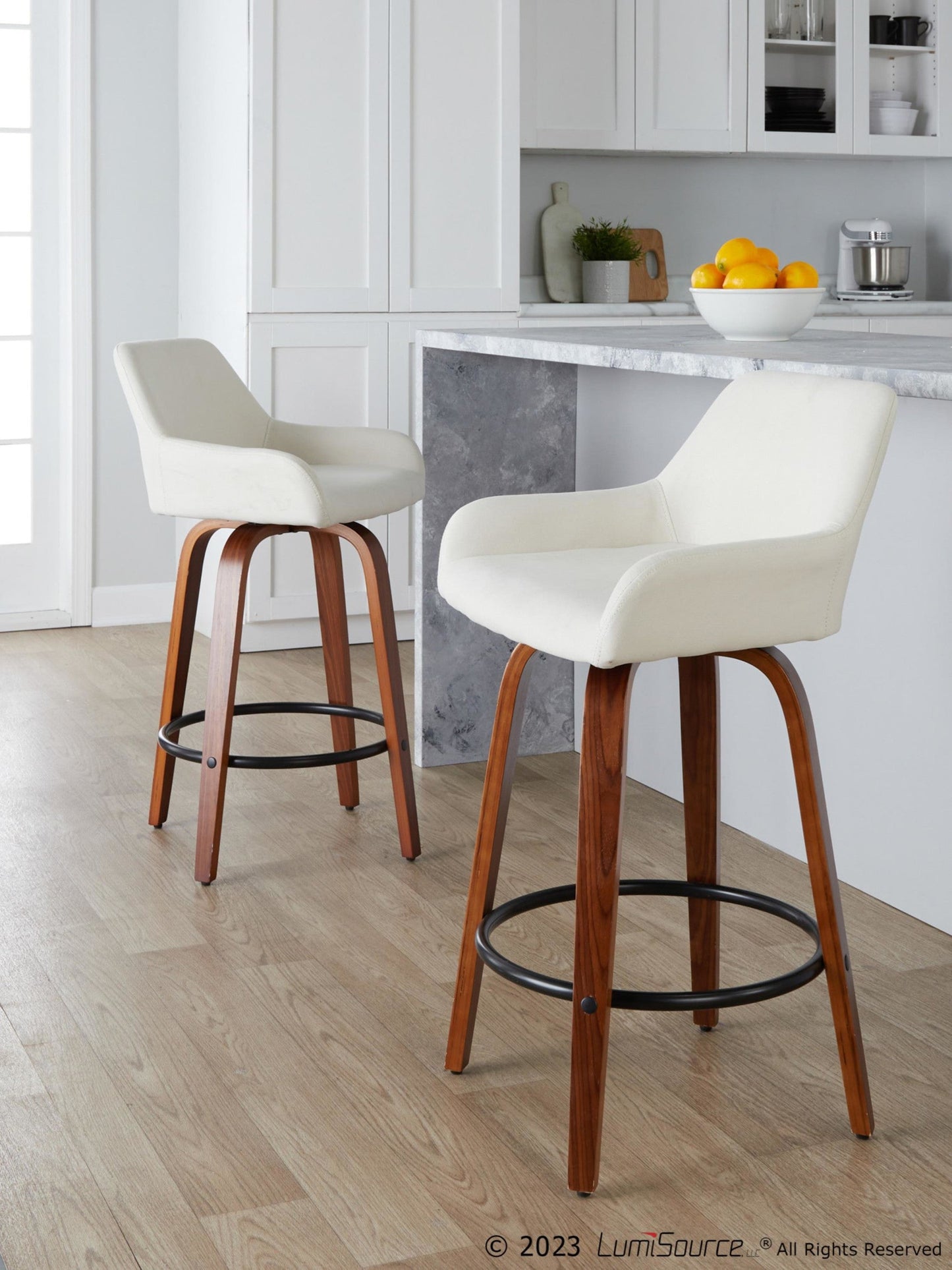 Majestic Office Furniture 26" Fixed-Height Counter Stool - Set of 2