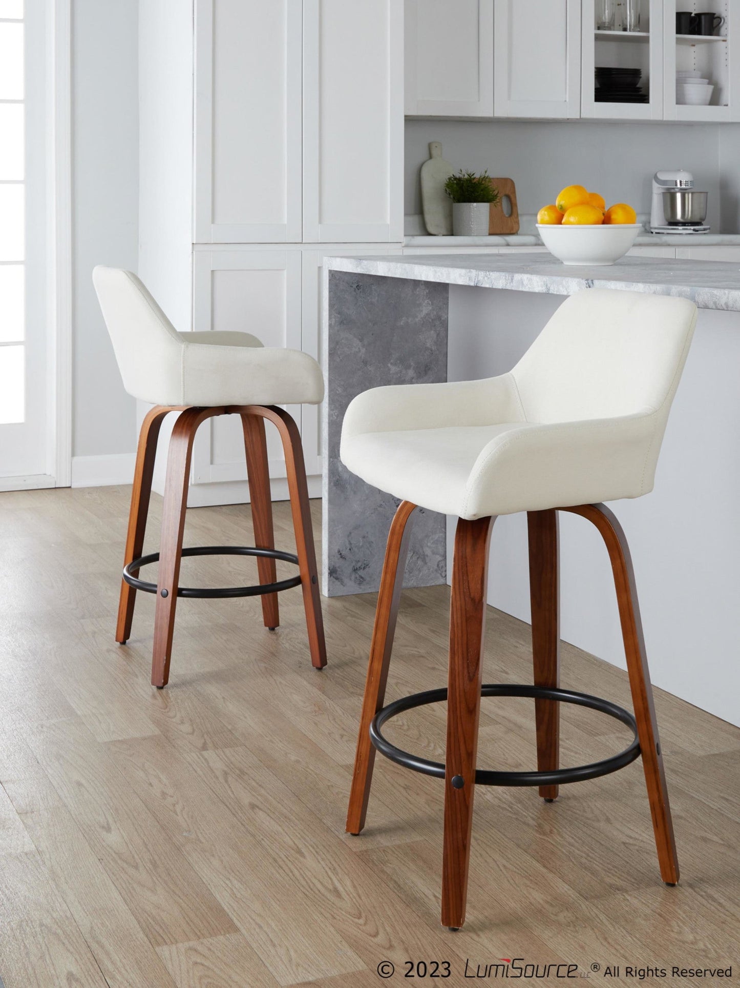 Majestic Office Furniture 26" Fixed-Height Counter Stool - Set of 2