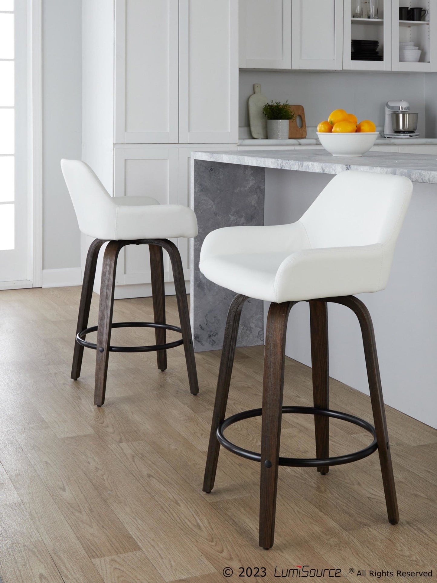 Majestic Office Furniture 26" Fixed-Height Counter Stool - Set of 2