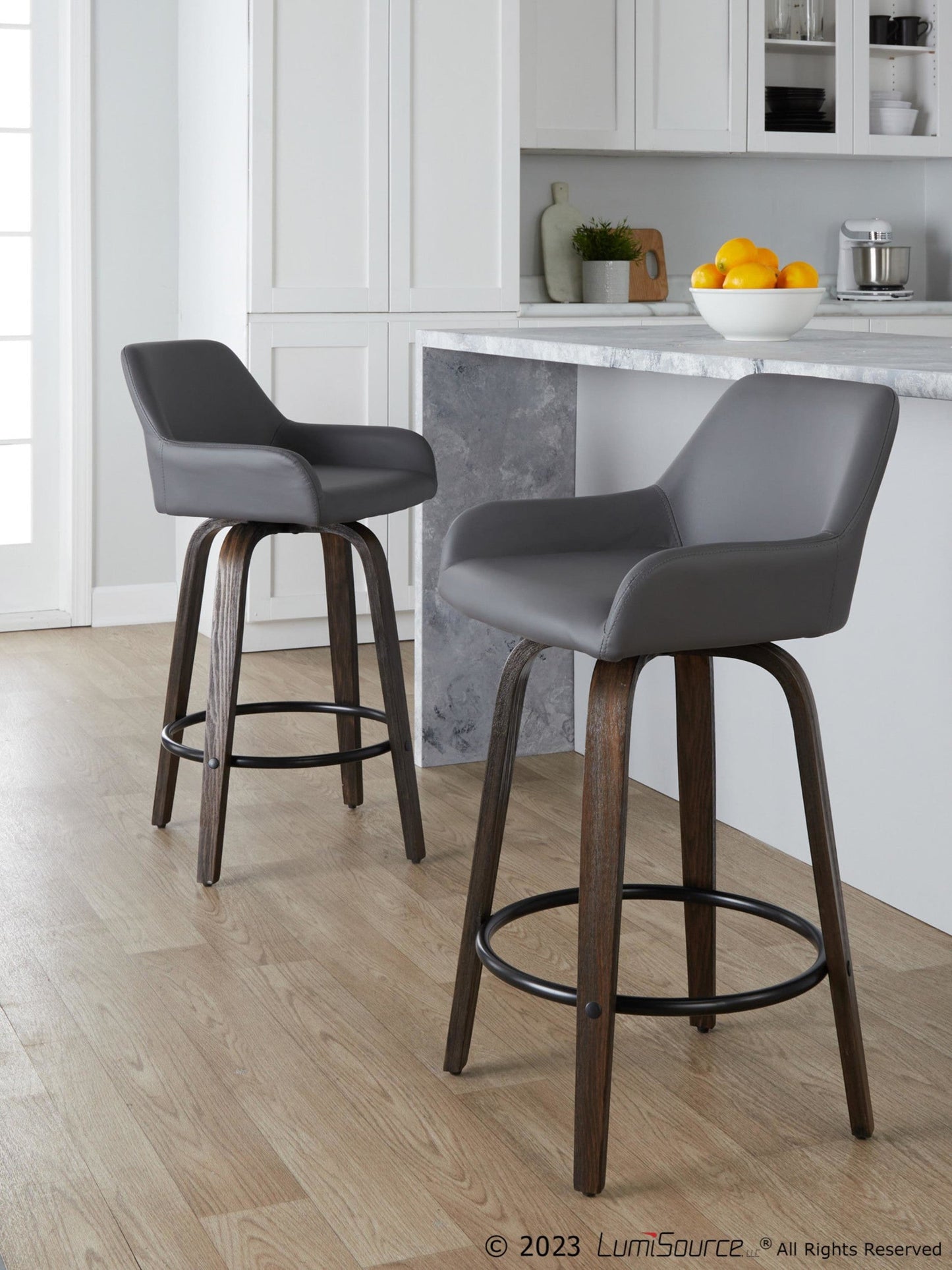Majestic Office Furniture 26" Fixed-Height Counter Stool - Set of 2