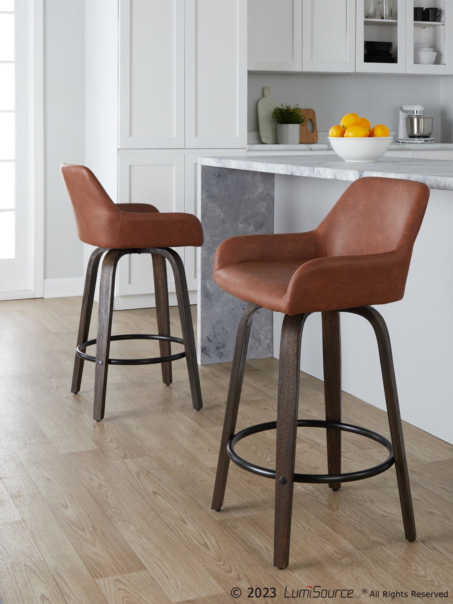 Majestic Office Furniture 26" Fixed-Height Counter Stool - Set of 2