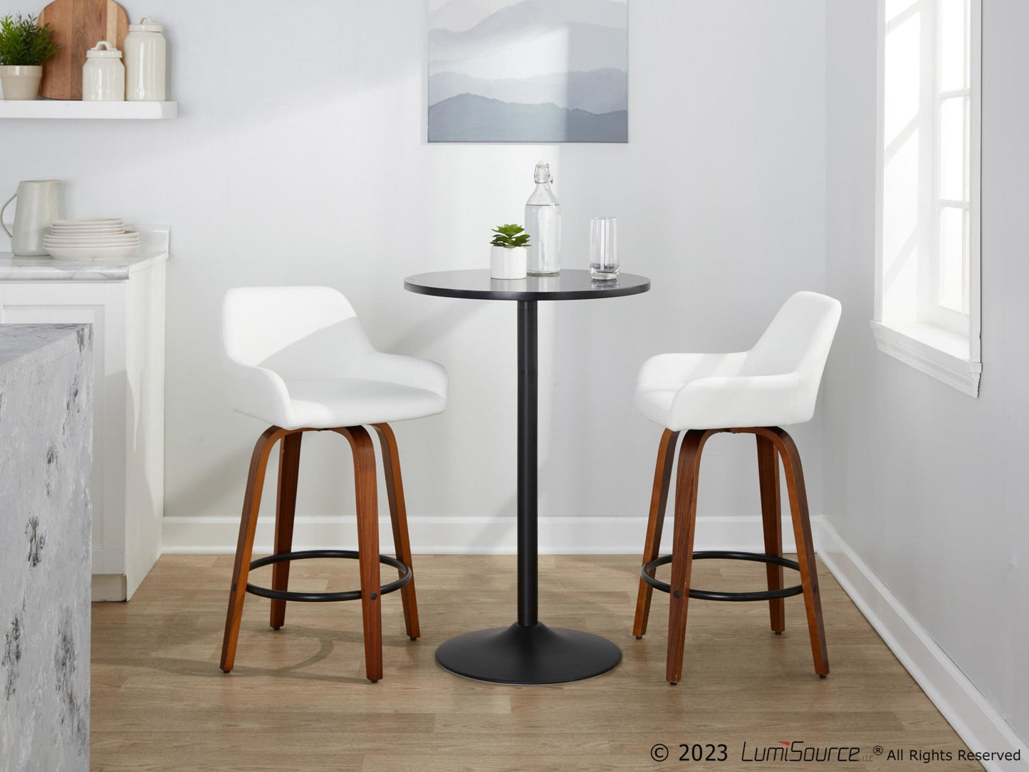 Majestic Office Furniture 26" Fixed-Height Counter Stool - Set of 2