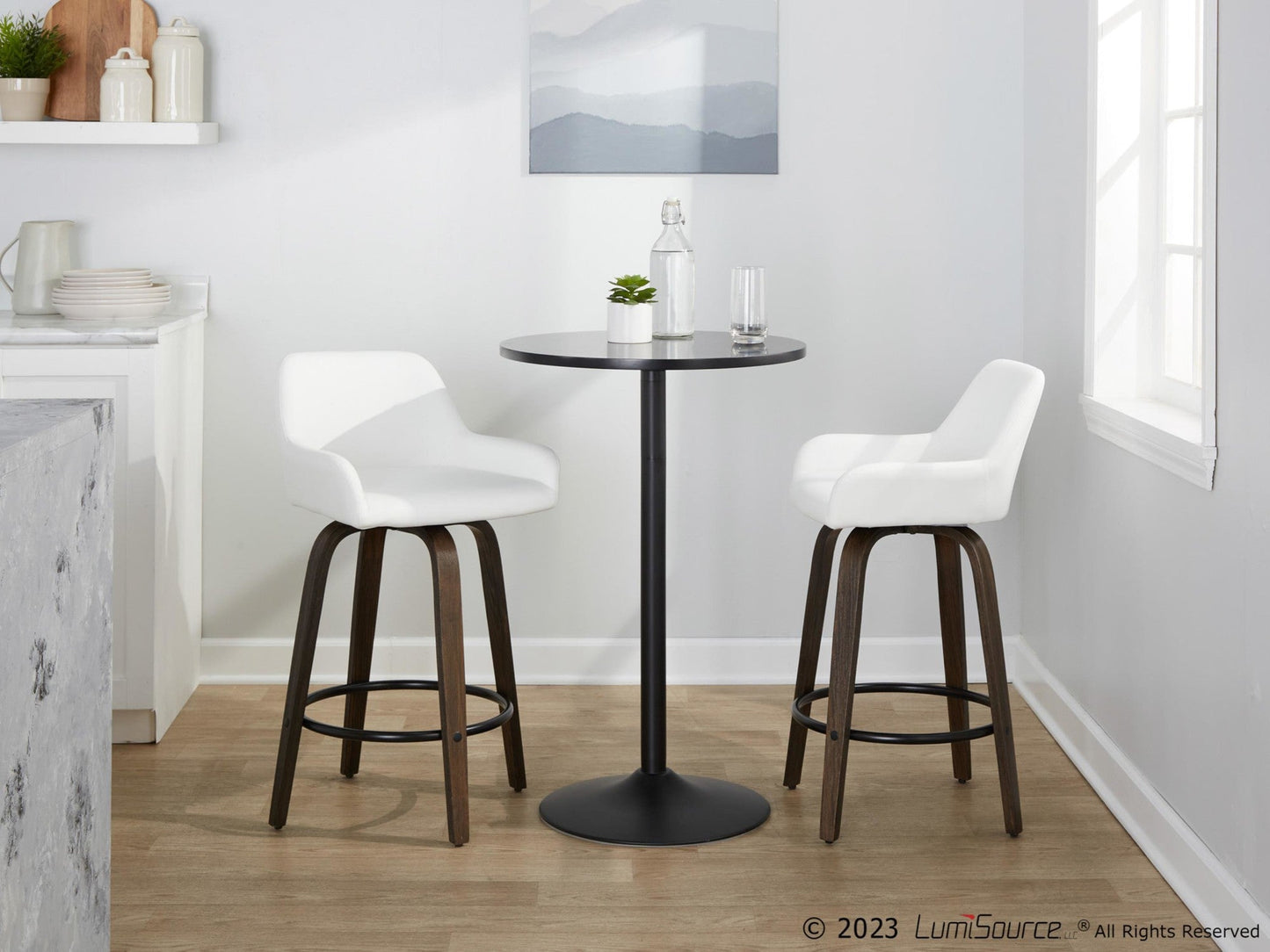 Majestic Office Furniture 26" Fixed-Height Counter Stool - Set of 2