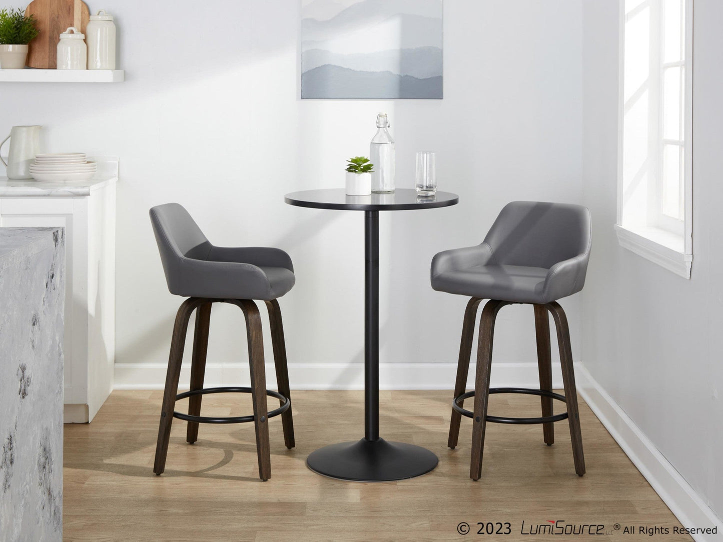 Majestic Office Furniture 26" Fixed-Height Counter Stool - Set of 2