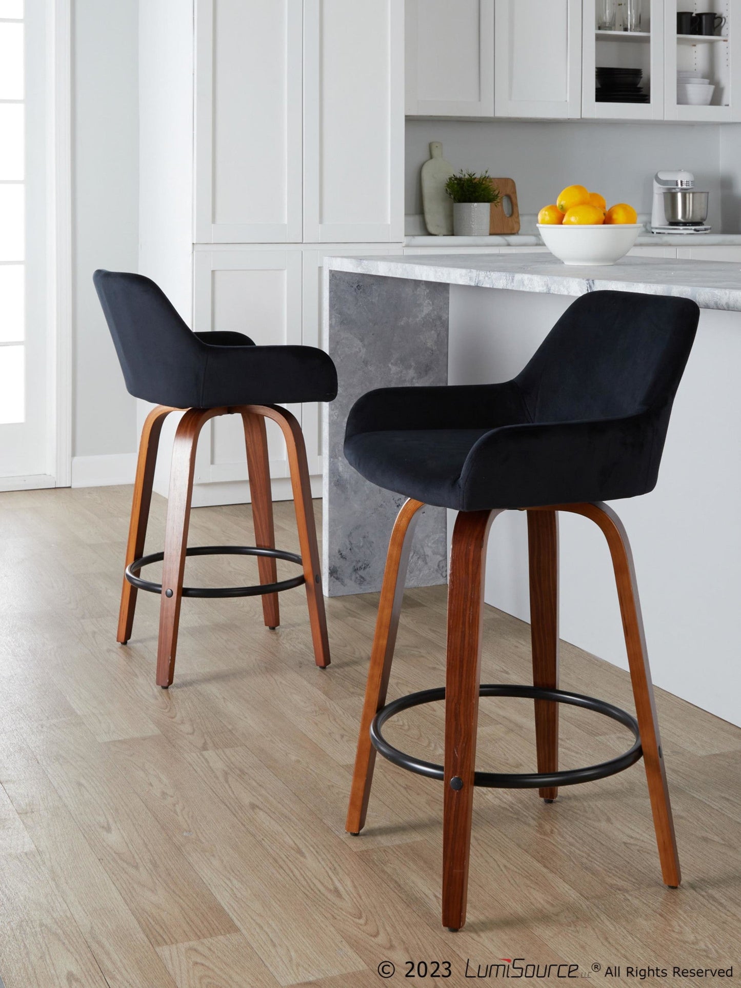 Majestic Office Furniture 26" Fixed-Height Counter Stool - Set of 2