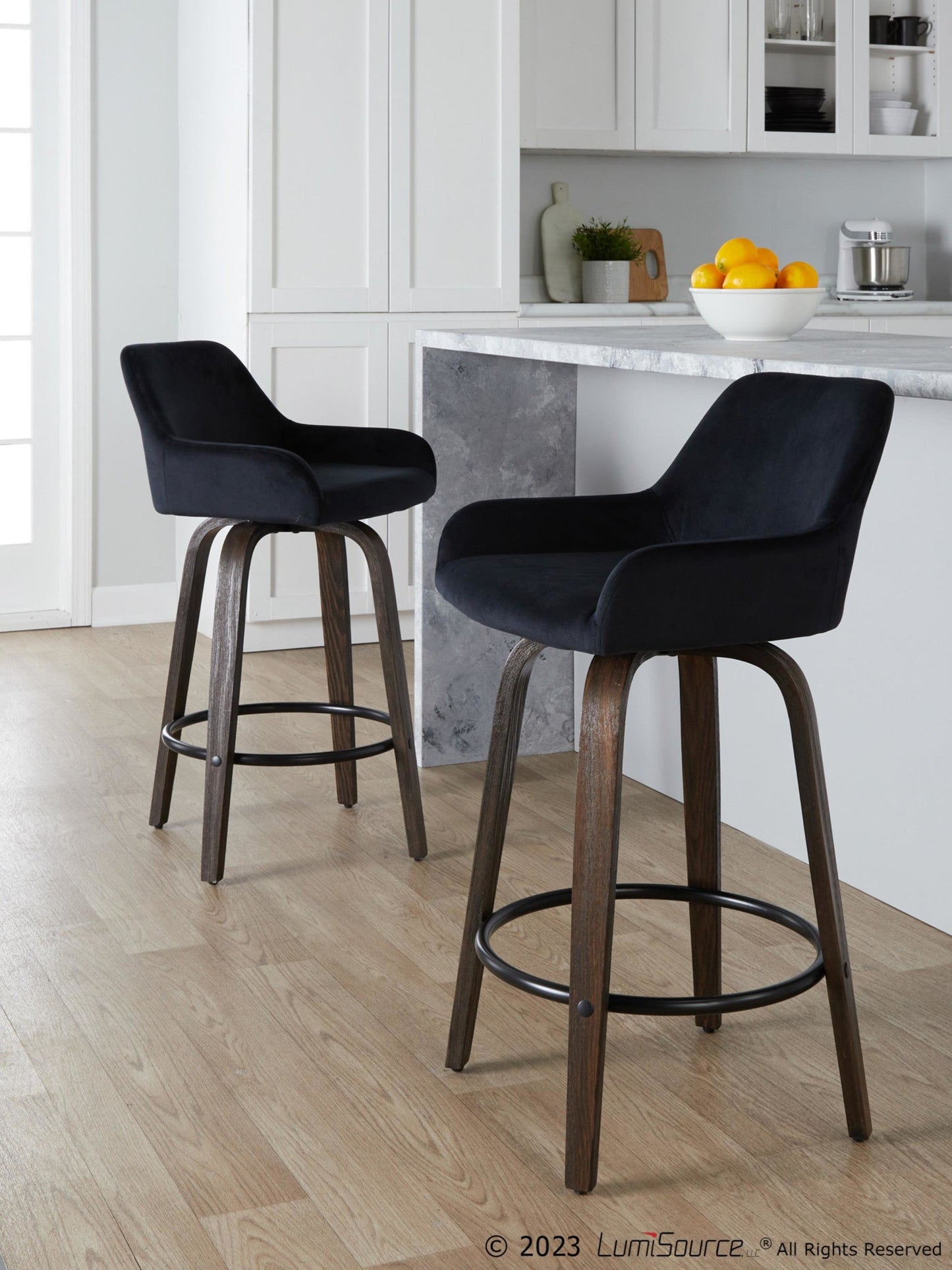 Majestic Office Furniture 26" Fixed-Height Counter Stool - Set of 2