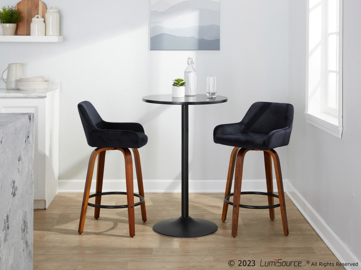 Majestic Office Furniture 26" Fixed-Height Counter Stool - Set of 2