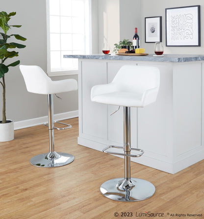 Majestic Office Furniture Adjustable Barstool - Set of 2