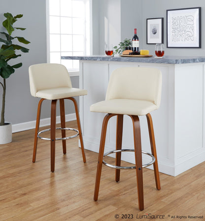 Majestic Office Furniture 30" Fixed-Height Barstool - Set of 2